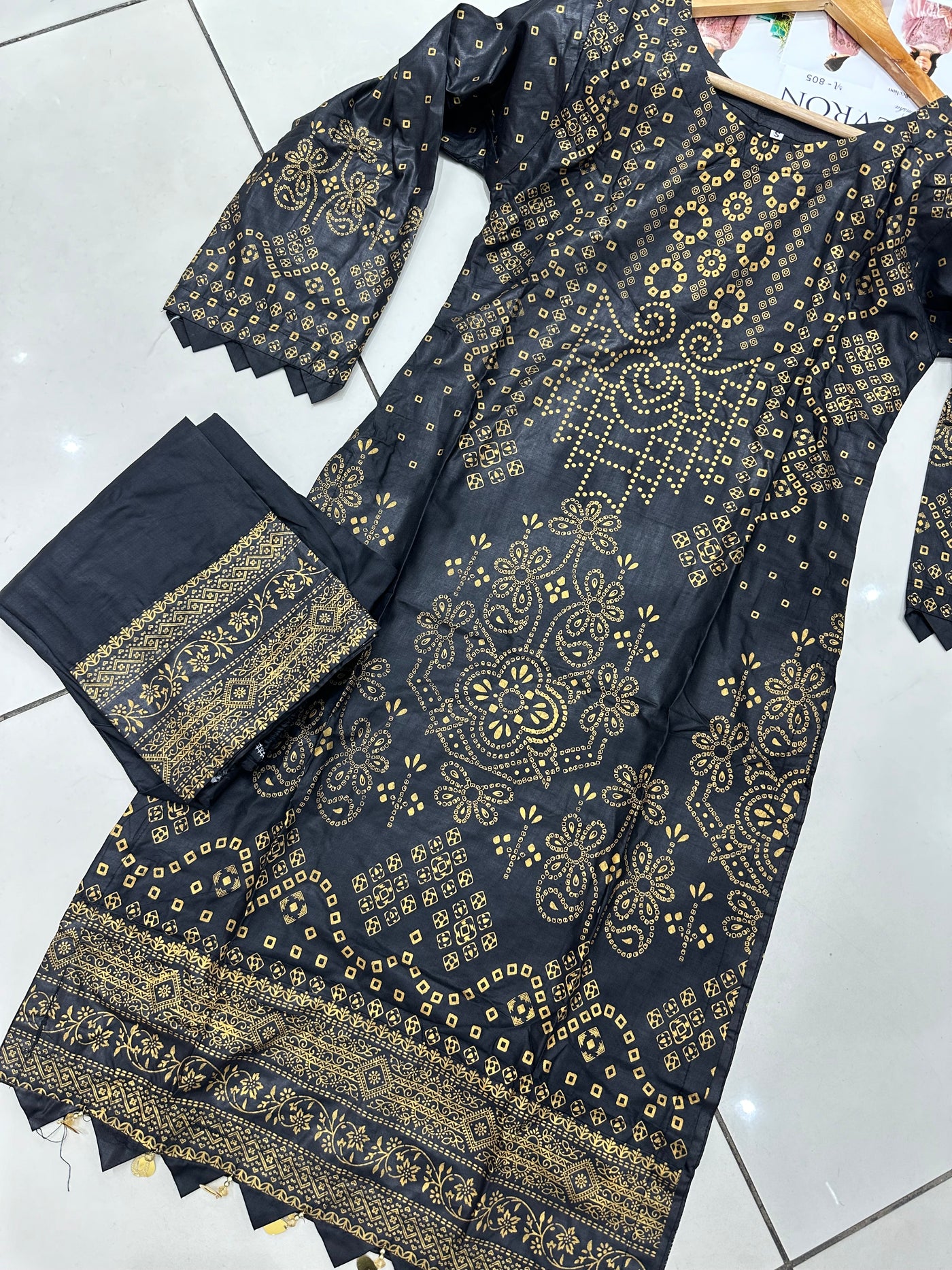 S Creations | Linen Printed Readymade | SC089