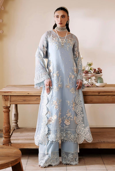 IMROZIA|SERENE PREMIUM ‘Muse’ | Embroidered Chiffon Readymade | S-1078