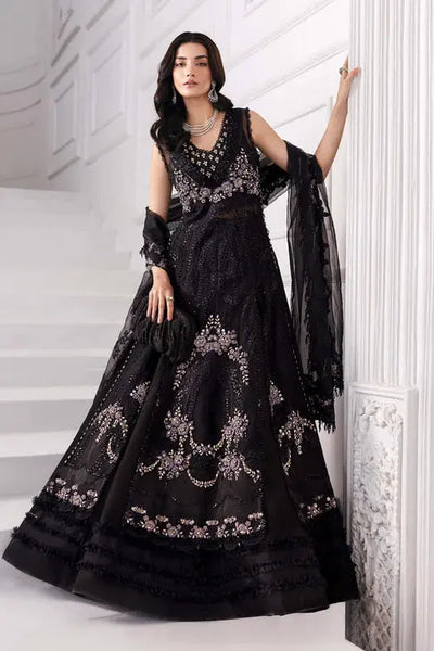 ALLY's Maria B Inspired | Embroidered Chiffon Pakistani Suit Readymade Womenswear Formal Traditional | AL512