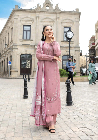 ALLY’s ‘Baku’ | Embroidered Linen Pakistani Mother & Daughter Readymade  | AL506