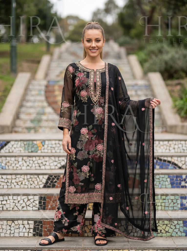 Aiz | Embroidered Chiffon 2pc Readymade Womenswear Traditional