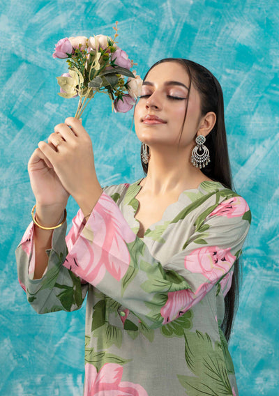 ASHYANA Vol 31 | Printed Linen 2pc Readymade Womenswear  | ARL06