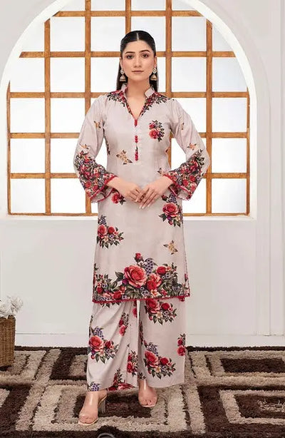 ASHYANA Vol 36 | Printed Linen Co ord 2pc Pakistani Readymade Womenswear  | ARQ04 Ashyana