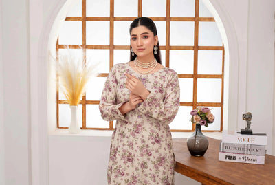 ASHYANA Vol 36 | Printed Linen Co ord 2pc Pakistani Readymade Womenswear  | ARQ05 Ashyana