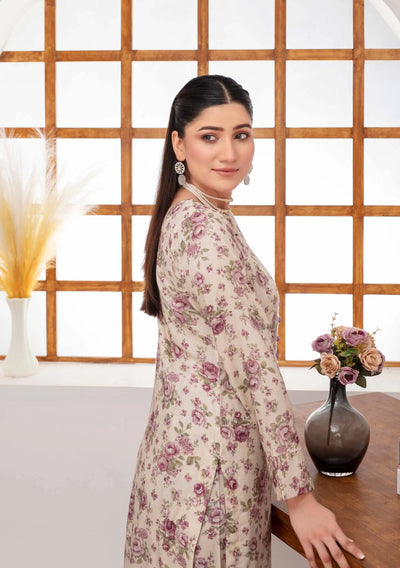 ASHYANA Vol 36 | Printed Linen Co ord 2pc Pakistani Readymade Womenswear  | ARQ05 Ashyana