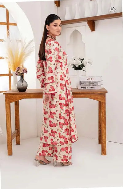 ASHYANA Vol 36 | Printed Linen Co ord 2pc Pakistani Readymade Womenswear  | ARQ06 Ashyana