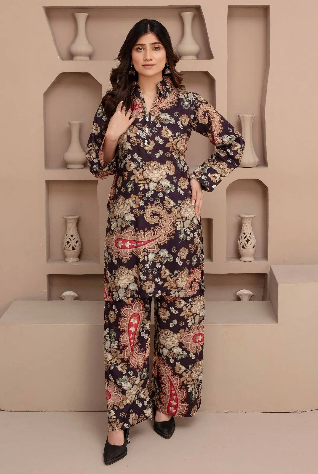 ASHYANA Vol 37 | Printed Linen Co ord 2pc Pakistani Readymade Womenswear  | ARR01 (3 Colours) Ashyana