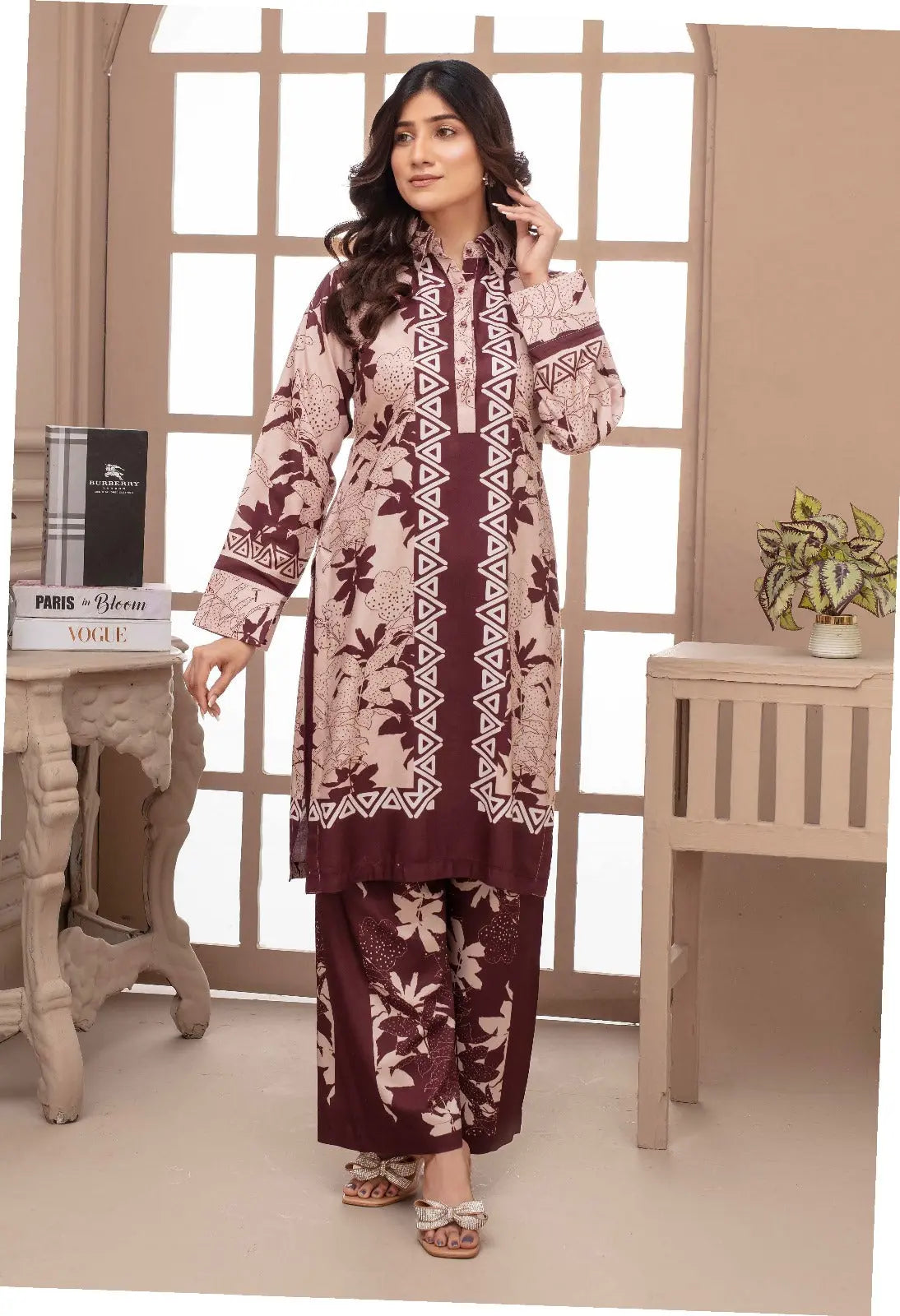ASHYANA Vol 37 | Printed Linen Co ord 2pc Pakistani Readymade Womenswear  | ARR03 Ashyana