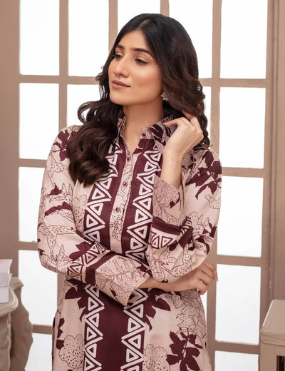 ASHYANA Vol 37 | Printed Linen Co ord 2pc Pakistani Readymade Womenswear  | ARR03 Ashyana