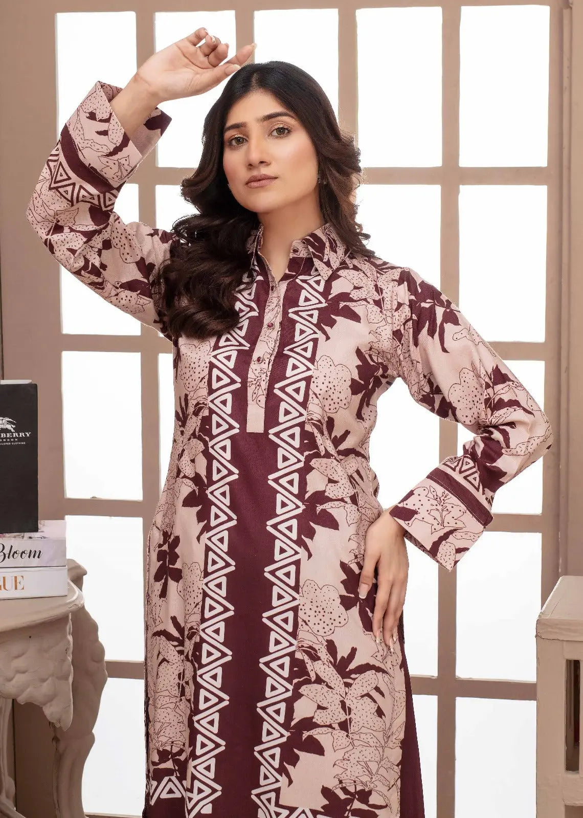 ASHYANA Vol 37 | Printed Linen Co ord 2pc Pakistani Readymade Womenswear  | ARR03 Ashyana