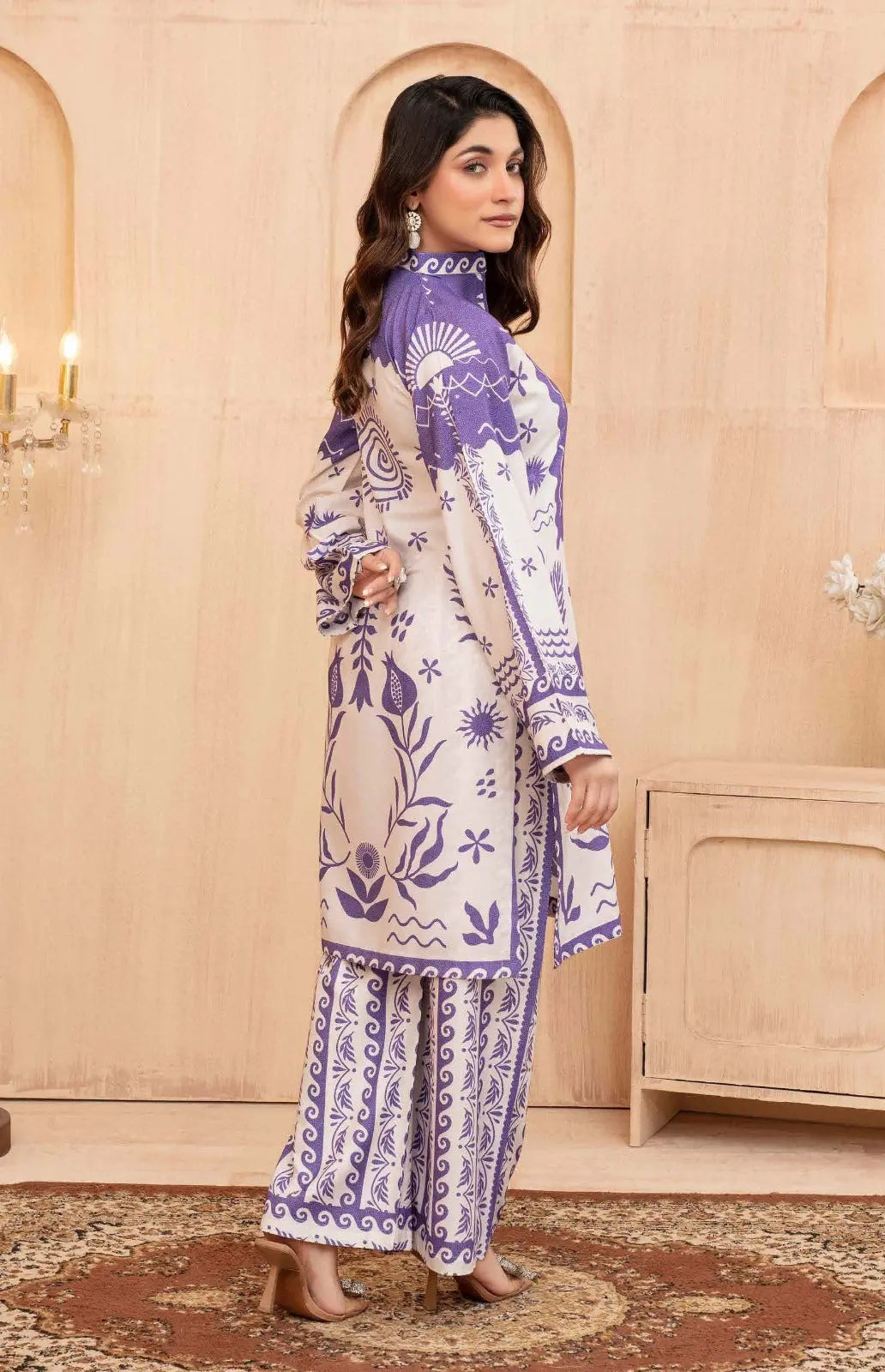 ASHYANA Vol 38 | Printed Dhanak Co ord 2pc Pakistani Readymade Womenswear  | ARS01 (3 Designs) Ashyana