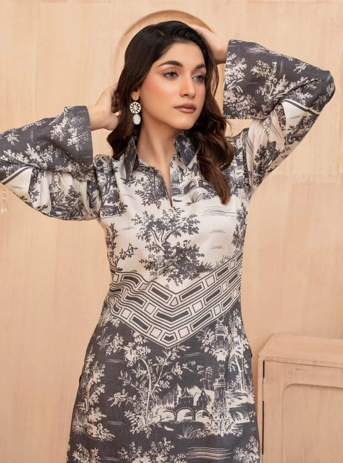 ASHYANA Vol 38 | Printed Dhanak Co ord 2pc Pakistani Readymade Womenswear  | ARS01 (3 Designs)