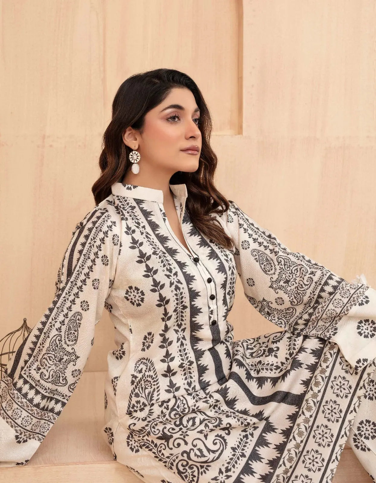 ASHYANA Vol 38 | Printed Dhanak Co ord 2pc Pakistani Readymade Womenswear  | ARS01 (3 Designs)