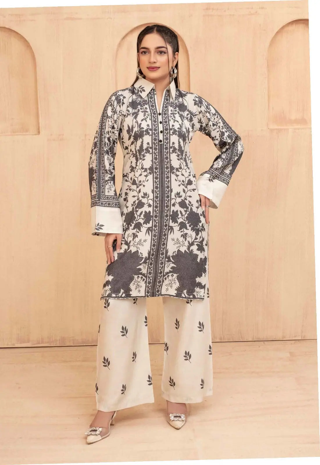 ASHYANA Vol 38 | Printed Dhanak Co ord 2pc Pakistani Readymade Womenswear  | ARS02 (3 Designs) Ashyana