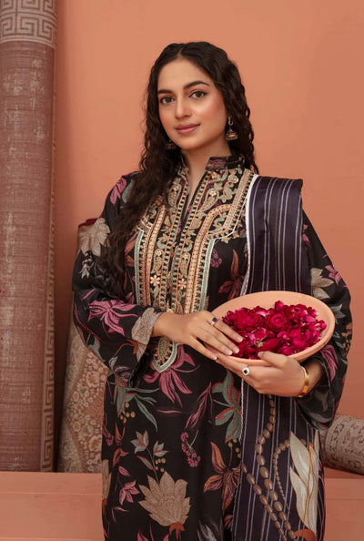 ASHYANA Vol 39 | Embroidered Dhanak 3pc Pakistani Readymade Womenswear  | ART01 (3 Designs)