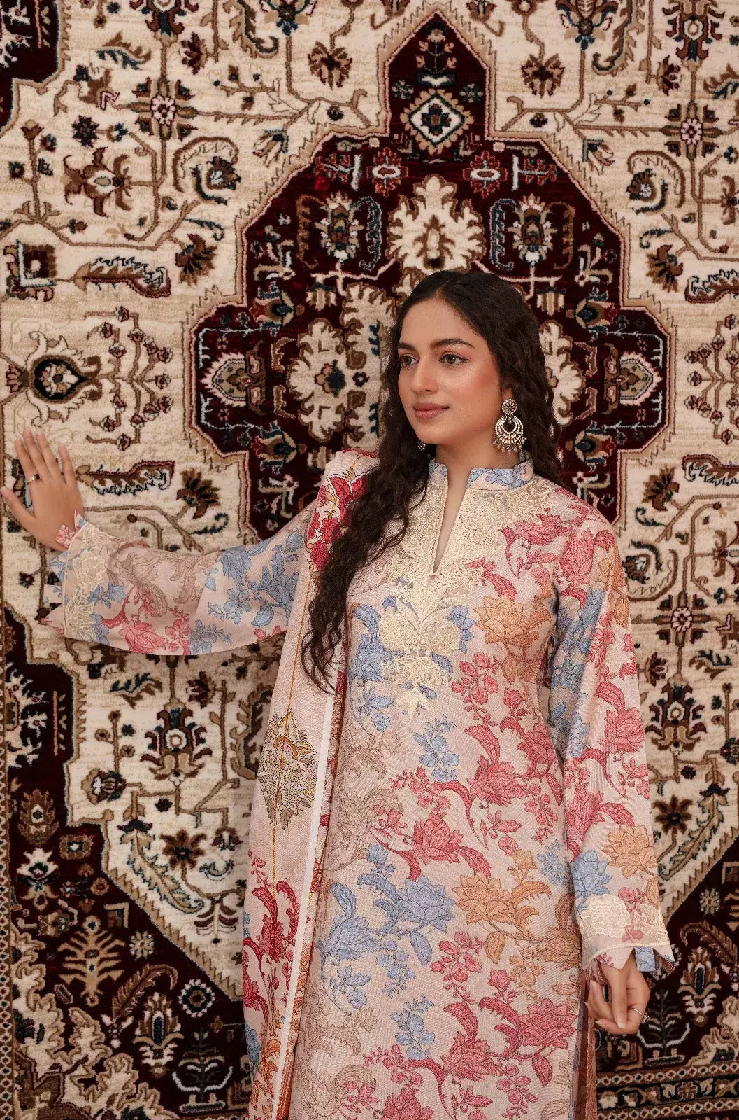 ASHYANA Vol 39 | Embroidered Dhanak 3pc Pakistani Readymade Womenswear  | ART02 (3 Designs) Ashyana