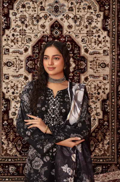 ASHYANA Vol 39 | Embroidered Dhanak 3pc Pakistani Readymade Womenswear  | ART02 (3 Designs) Ashyana