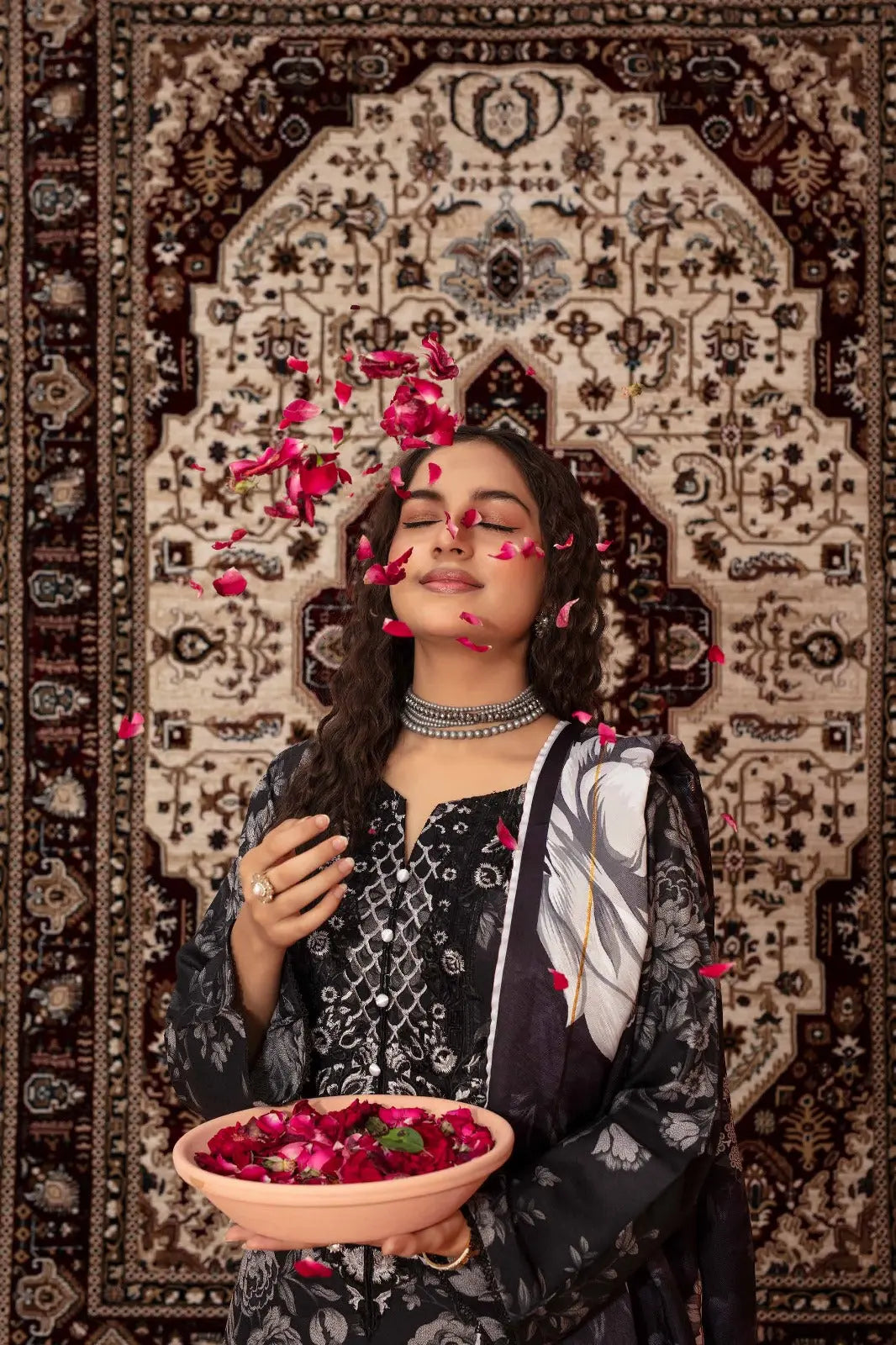 ASHYANA Vol 39 | Embroidered Dhanak 3pc Pakistani Readymade Womenswear  | ART02 (3 Designs) Ashyana