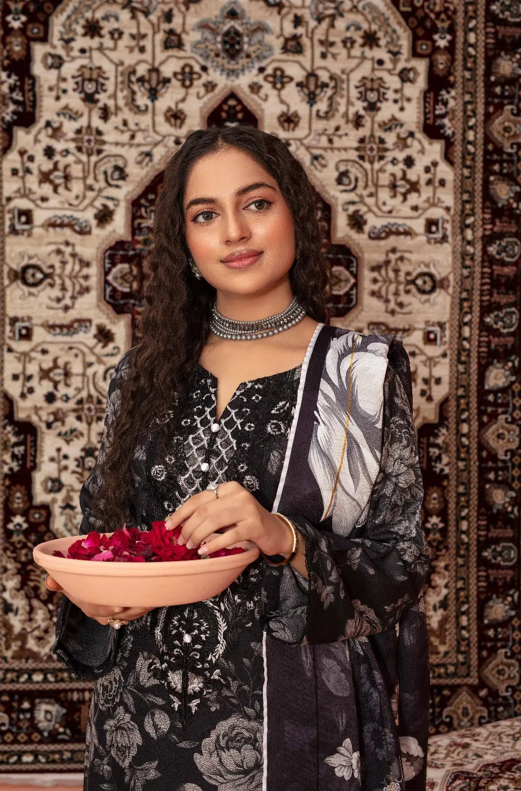 ASHYANA Vol 39 | Embroidered Dhanak 3pc Pakistani Readymade Womenswear  | ART02 (3 Designs) Ashyana