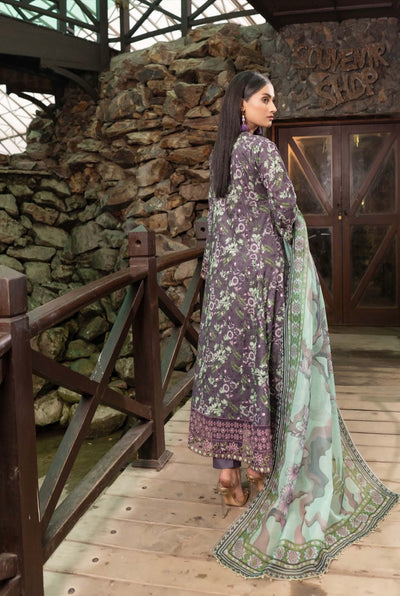 MUNIRA | Embroidered Linen Readymade | MEL03