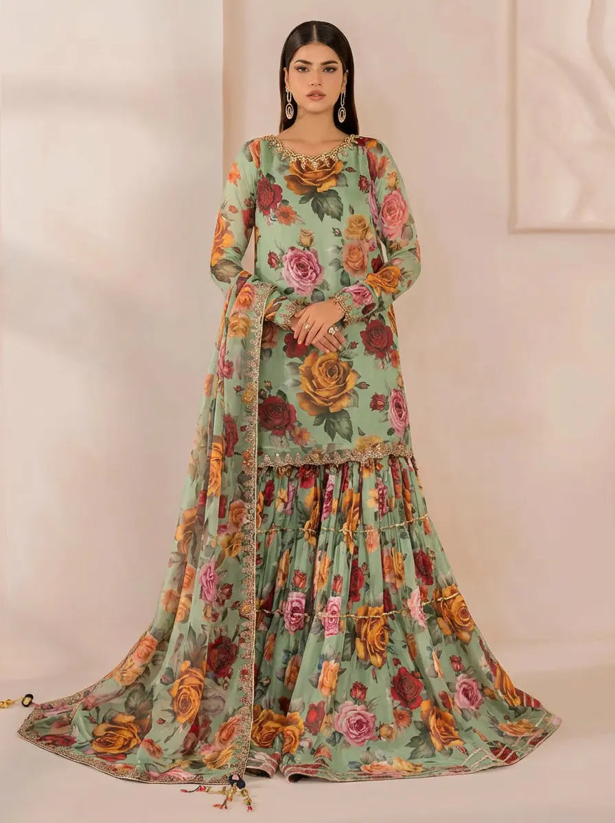 sachin and babi light blue dress Ethiopian Habesha Chiffon Dress