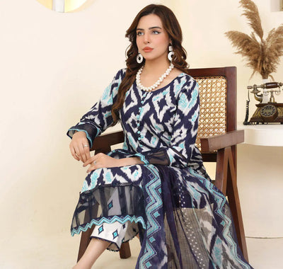 Sitarah Styles 'Vol 12' | Embroidered Lawn 3pc Pakistani Readymade | IN368 SITARAH