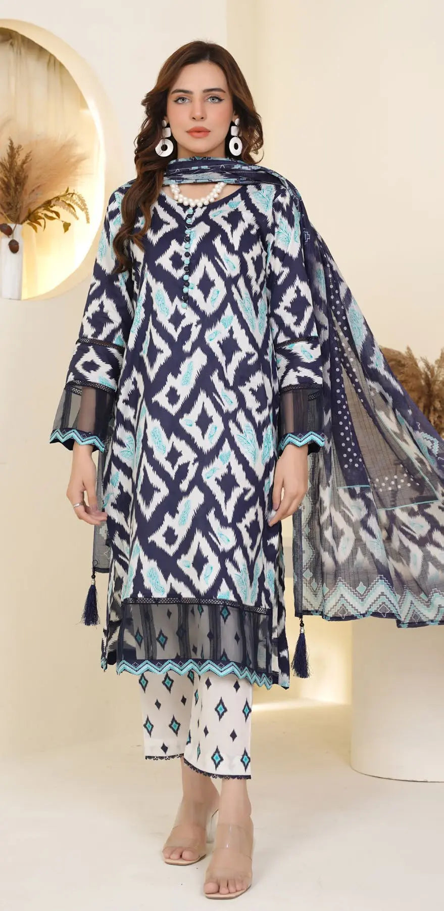 Sitarah Styles 'Vol 12' | Embroidered Lawn 3pc Pakistani Readymade | IN368 SITARAH