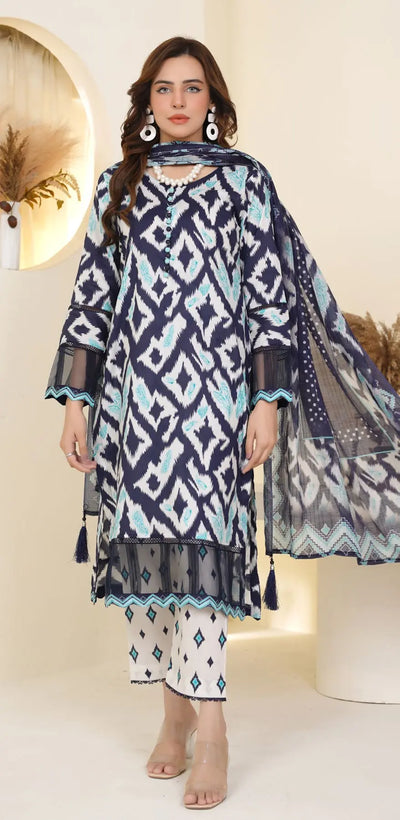 Sitarah Styles 'Vol 12' | Embroidered Lawn 3pc Pakistani Readymade | IN368 SITARAH
