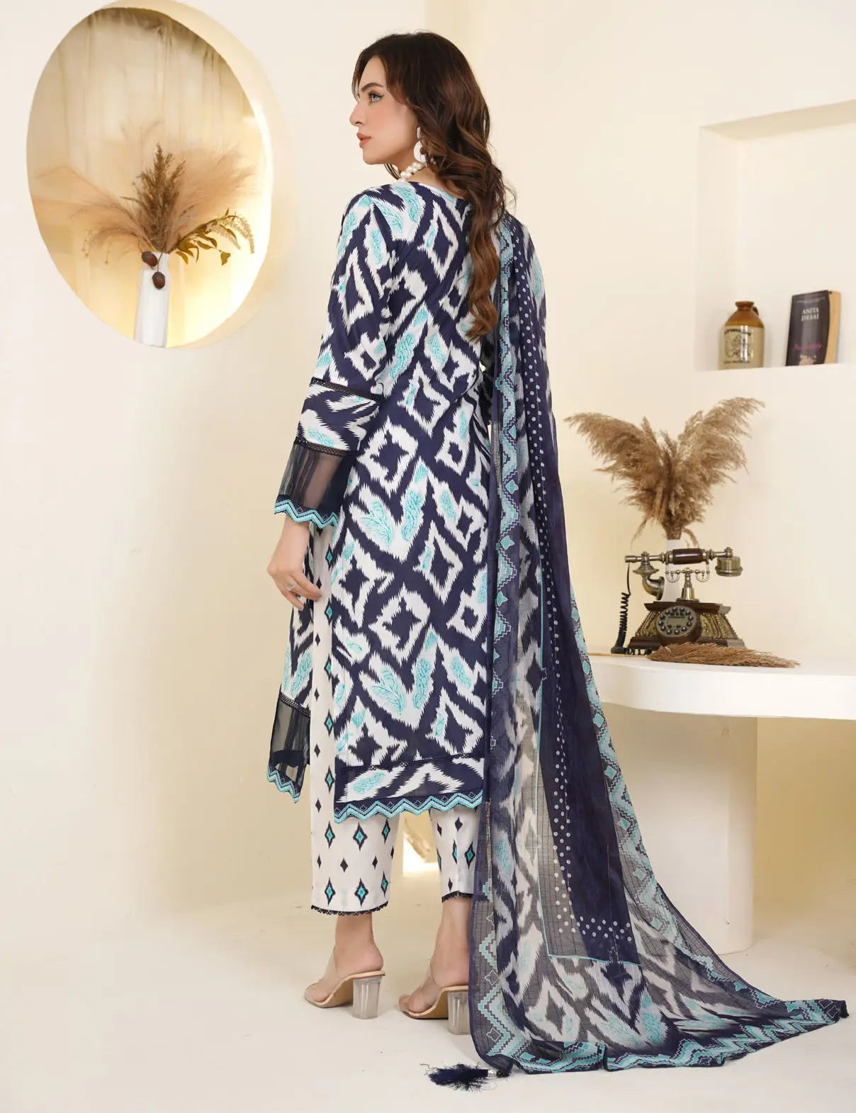 Sitarah Styles 'Vol 12' | Embroidered Lawn 3pc Pakistani Readymade | IN368 SITARAH