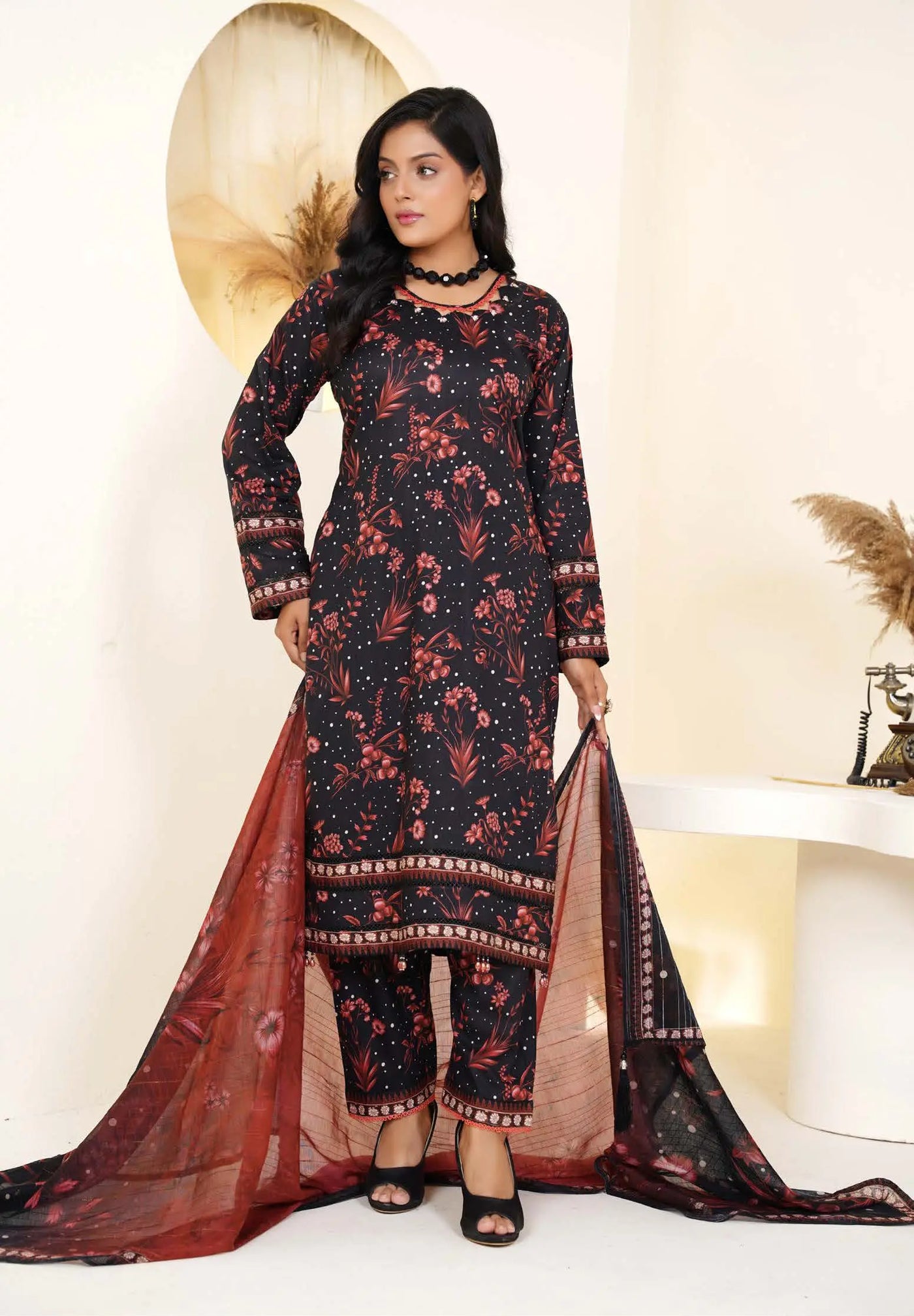 Sitarah Styles 'Vol 12' | Embroidered Lawn 3pc Pakistani Readymade | IN367 SITARAH