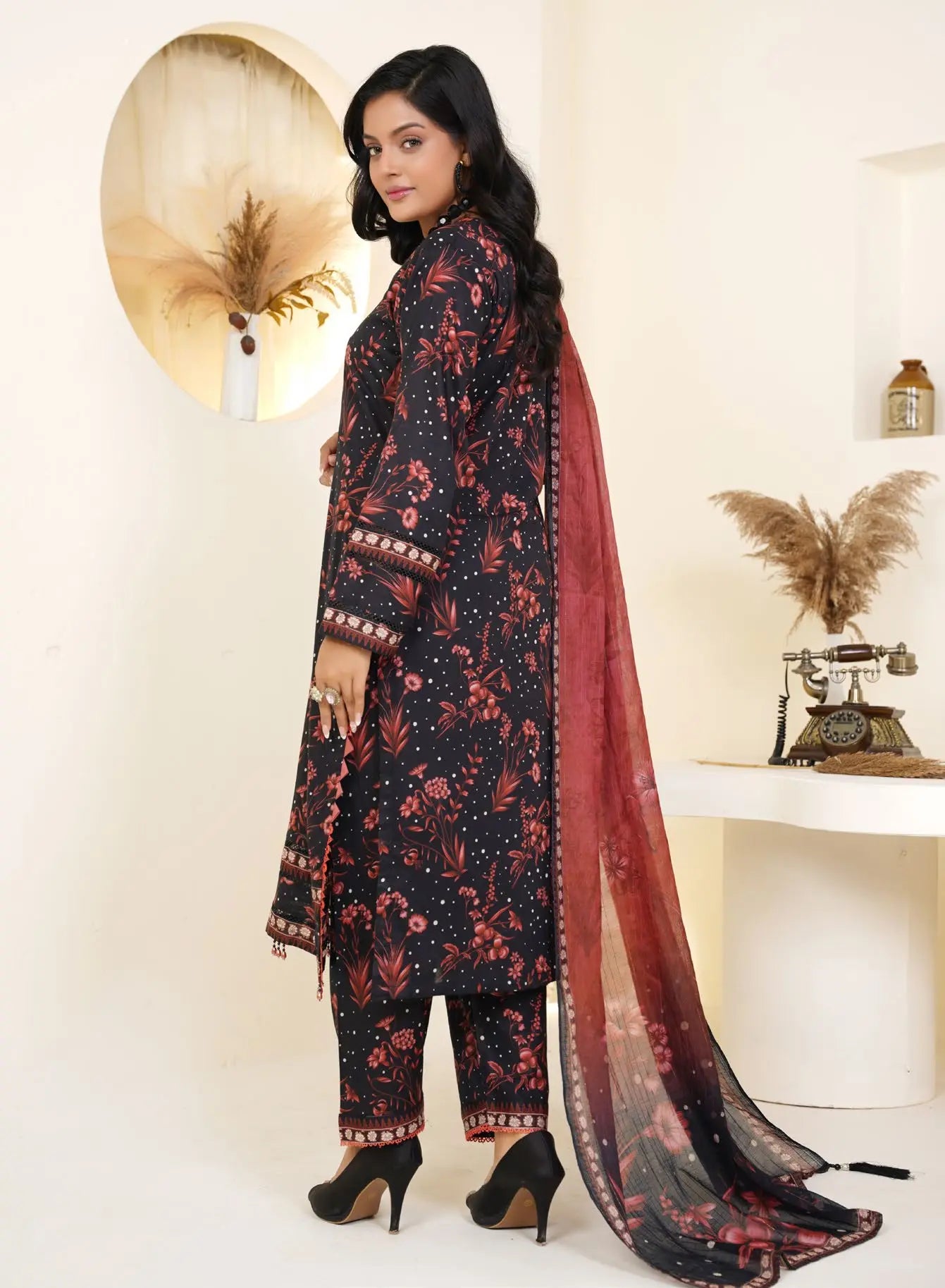 Sitarah Styles 'Vol 12' | Embroidered Lawn 3pc Pakistani Readymade | IN367 SITARAH