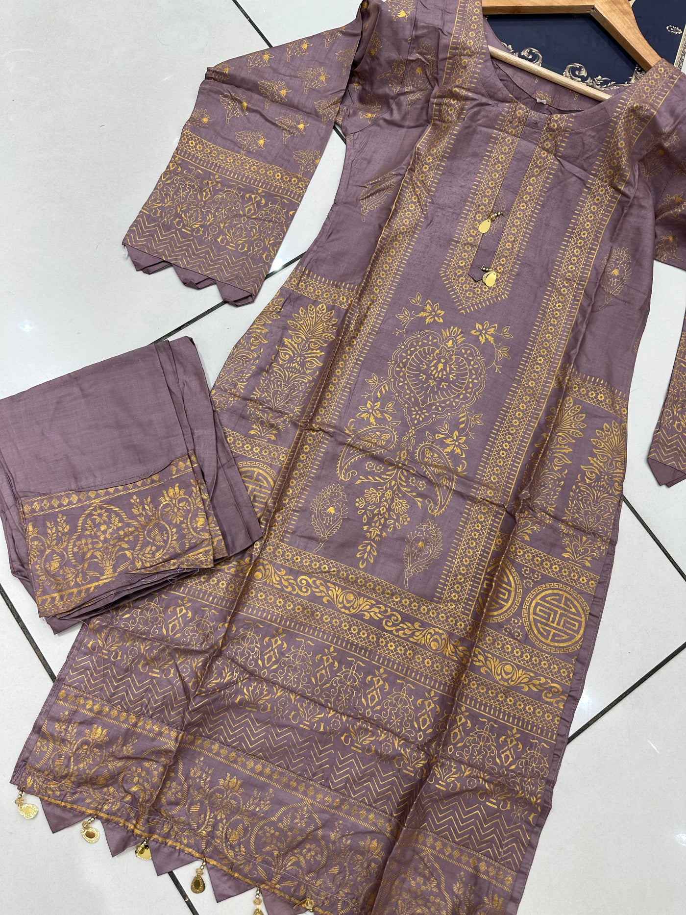 S Creations | Linen Printed 2pc Readymade | SC093