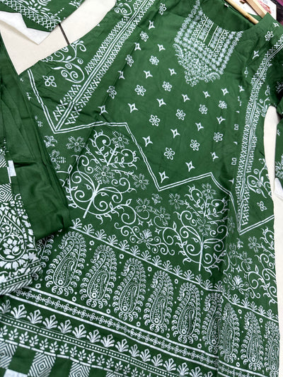 S Creations | Linen Printed Readymade | SC087