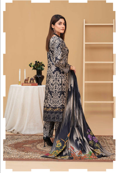 ASHYANA ‘Vol 20’ | Embroidered Dhanak 3pc Readymade  | ARC01