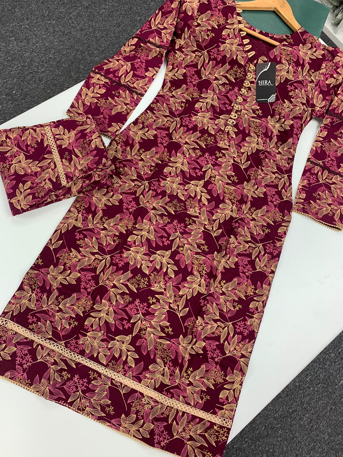 S Creations ‘Mahrosh’ | Embroidered Khaddar 2pc Readymade | SC147