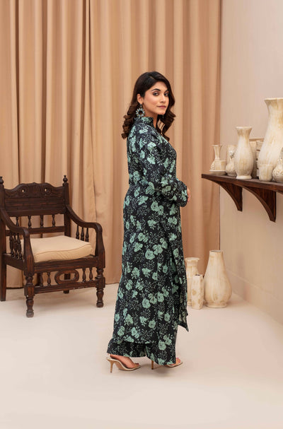 ASHYANA ‘Vol 13 Co Ord’ | Printed Lawn 2pc Readymade  | ARU08