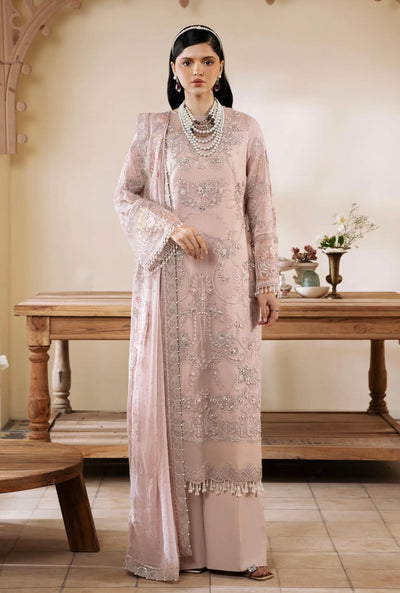 IMROZIA|SERENE PREMIUM ‘Muse’ | Embroidered Chiffon Readymade | S-1084