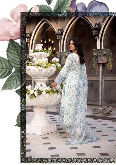 SIMRANS ‘Ethnic’ | Embroidered Silk lawn Readymade | SM586