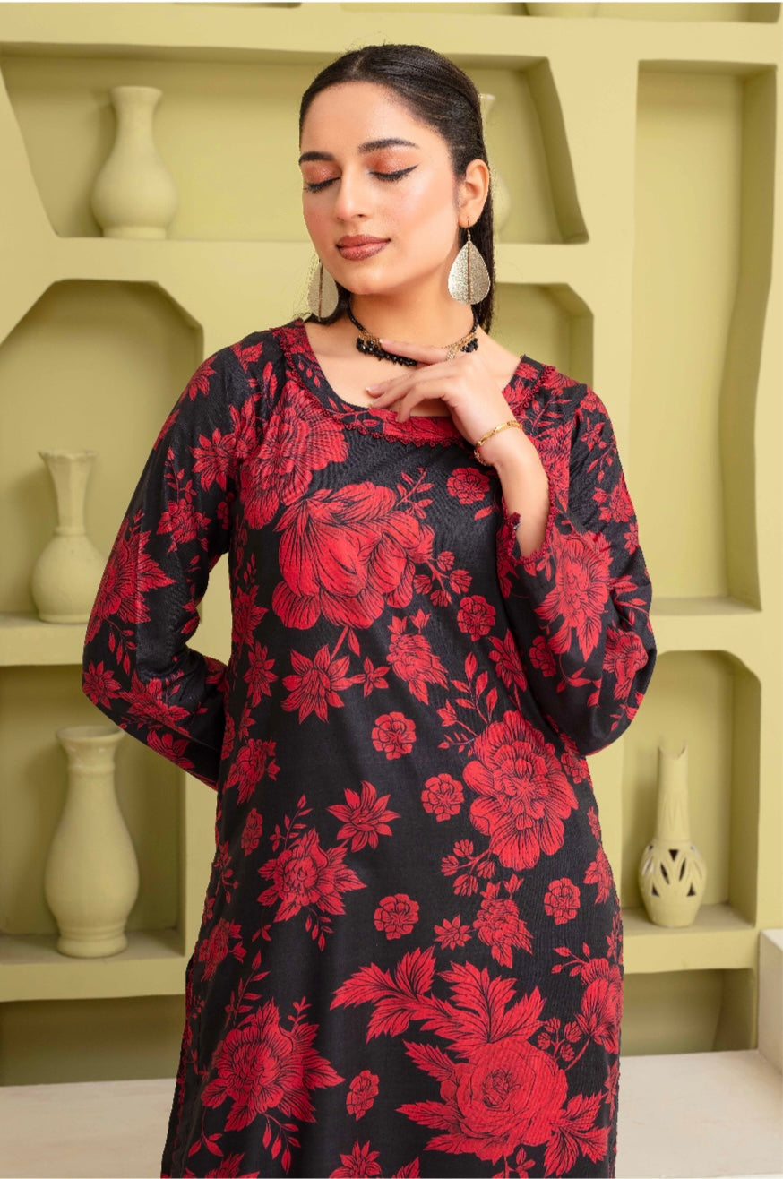 ASHYANA Vol 19 | Embroidered Linen 2pc Readymade  | ARB02