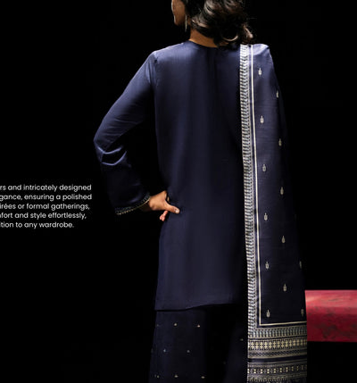 Casuallite ‘Boutique Drop 1’ | Embroidered Viscose 3pc Readymade | HT278