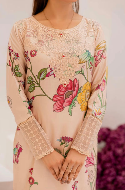 SIMRANS ‘Bahaar Vol 2’ | Embroidered Linen Readymade | SM663