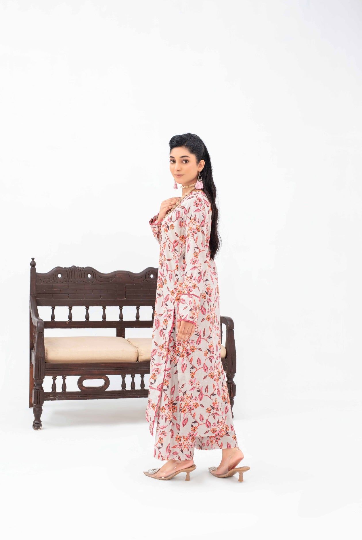 ASHYANA ‘Vol 14 Co Ord Western Prints’ | Printed Lawn 2pc Readymade  | ARV04