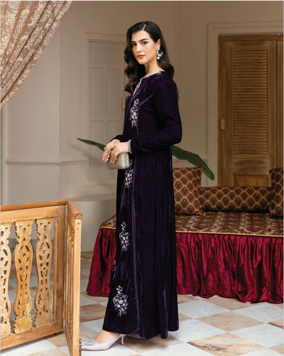 AIN | Embroidered Velvet Ready To Wear | AN-96