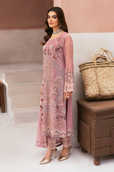 RAMSHA ‘Arzoo’ | Embroidered Chiffon Readymade | U109