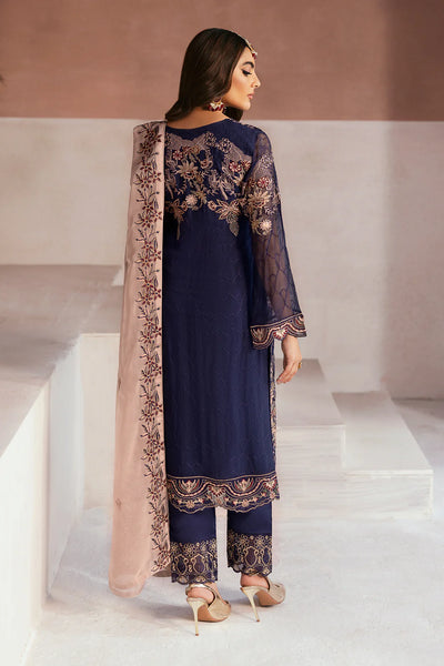 RAMSHA ‘Arzoo’ | Embroidered Chiffon Readymade | U104