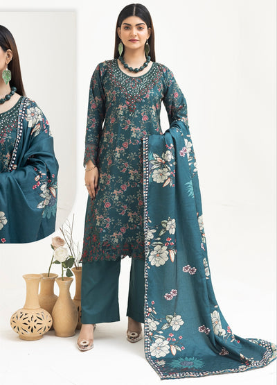 RANGZ ‘Mastaani’ | Embroidered Dhanak Readymade | RGZ027