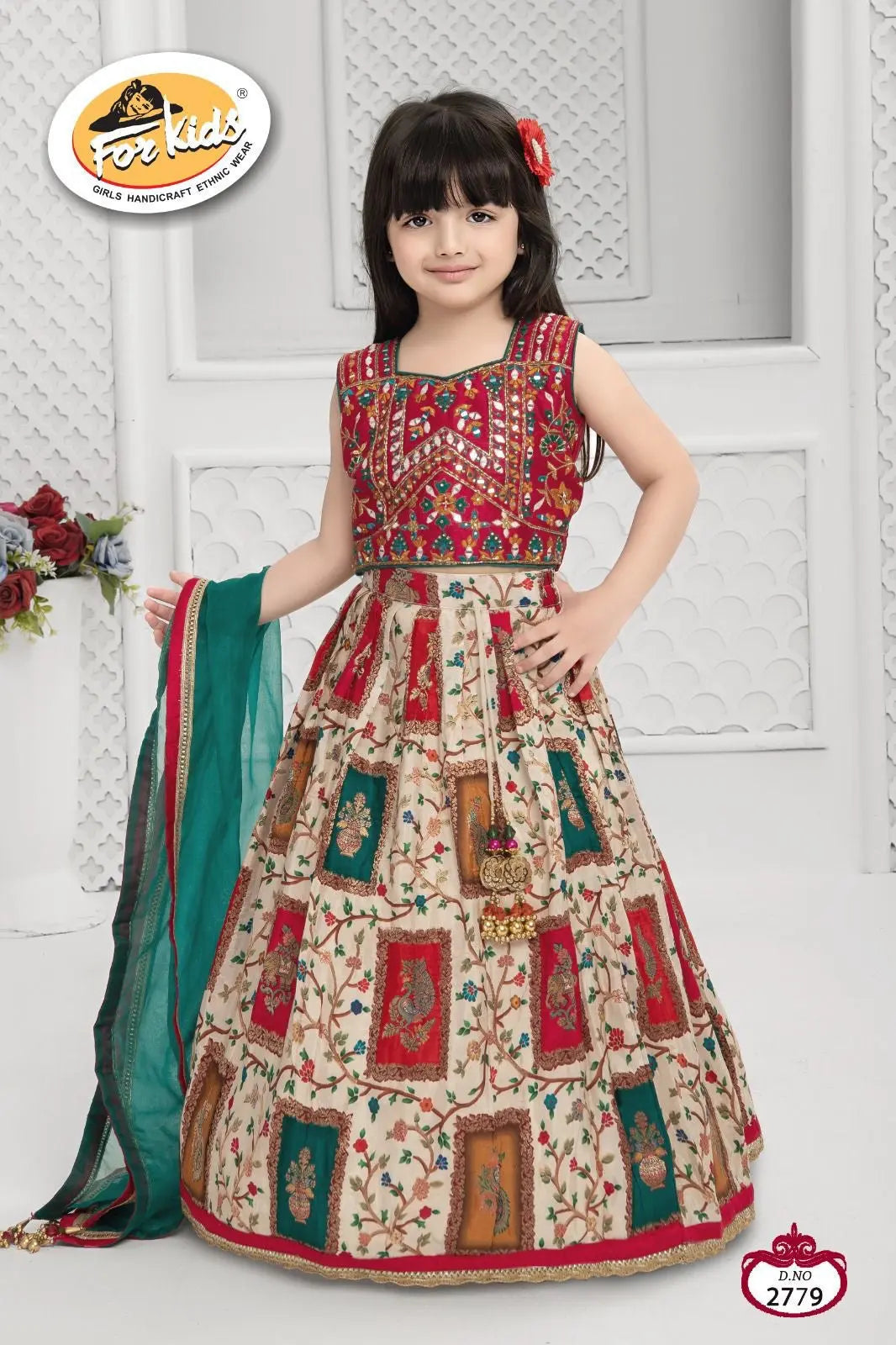 FK Kids Pret | Embroidered Ready To Wear | FK106 - HIRA – HIRA TEXTILES