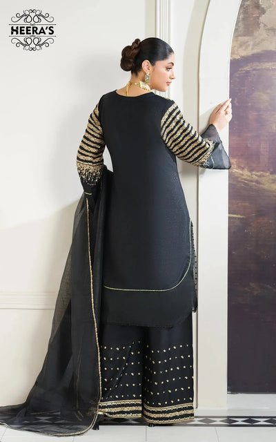 HEERAS | Luxury Embroidered Dhanak Readymade Traditional Womenswear | HSS033 Heeras