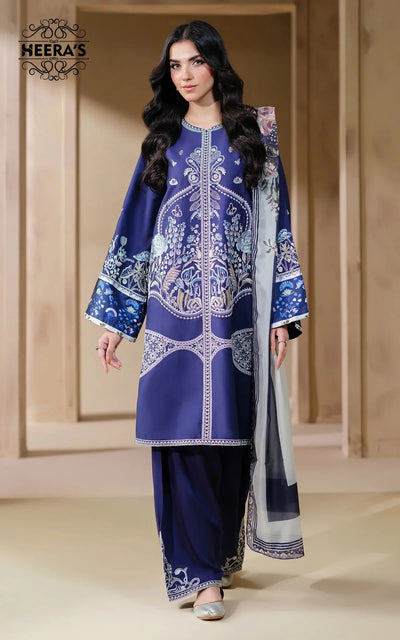 HEERAS | Luxury Embroidered Viscose Readymade Traditional Womenswear | HSS029 Heeras