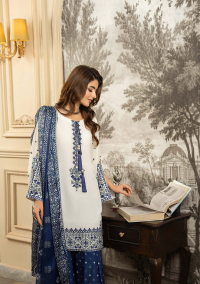 KARMA ‘Roohi’ | Embroidered Chiffon Pakistani Readymade Traditional Wonensweae | F-463